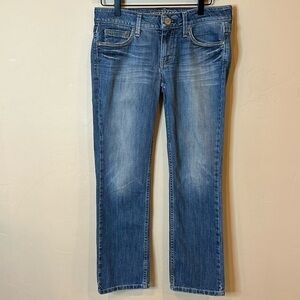 American Eagle Hipster style jeans Blue Womens Sz 6 almost vintage-2009